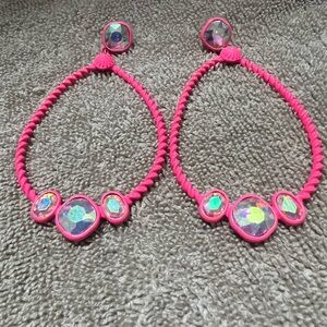 Pink Dangle Earrings